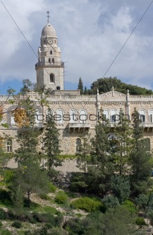 Dormicion church and abbey in Jerusalem