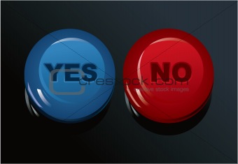 set of Yes/No buttons