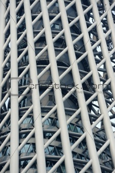 Modern architecture closeup