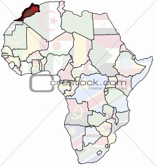 morocco on africa map