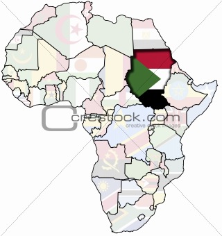sudan on africa map