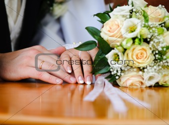Wedding Ring and hands