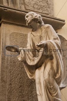 Statue in Bergamo, Italy