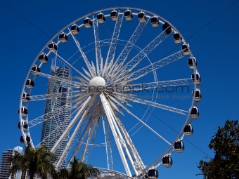 White Ferris Wheel