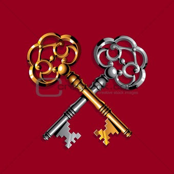 Gold and silver keys