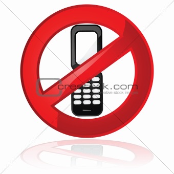 No cell phones allowed
