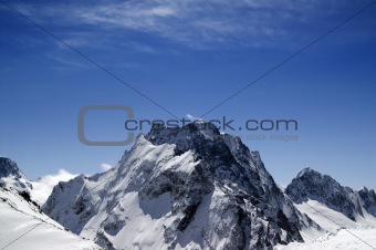 Caucasus Mountains. Mount Dombay-Ulgen.