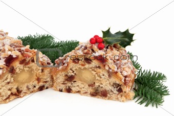 Stollen Christmas Cake