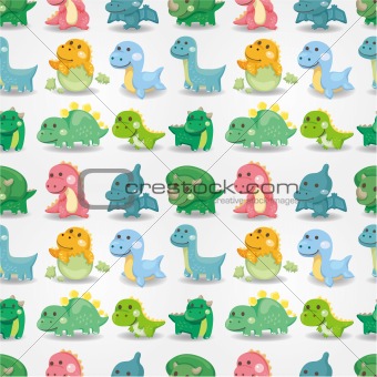 seamless dinosaur pattern
