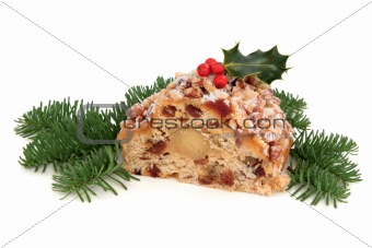Stollen Christmas Cake