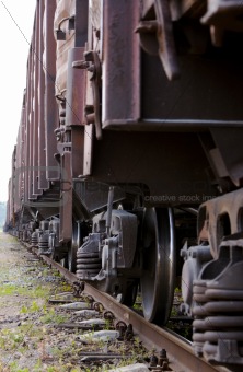 Train wheels and bogeys