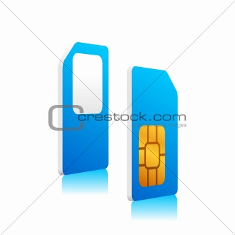 blue mobile sim card