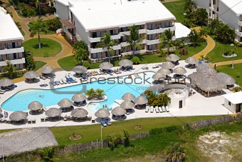 Hotel resort with pool
