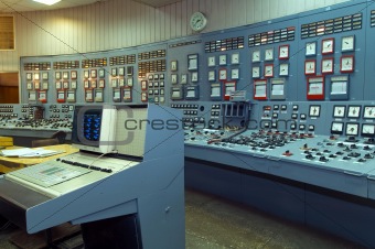 interior with computers and various equipment