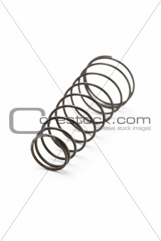 Metal spring coil