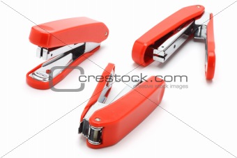 Three staplers