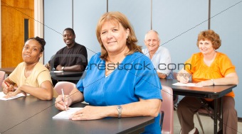Mature Woman in College