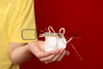 Offering a a small gift