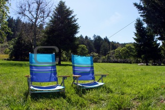 Chairs in the park