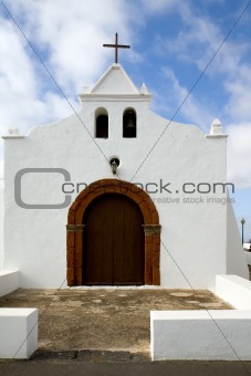 Church in Tiagua, Lanzarote 