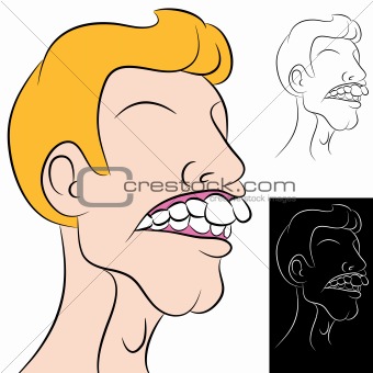 Man With Overbite