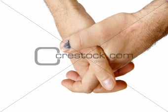 Manual workers hands