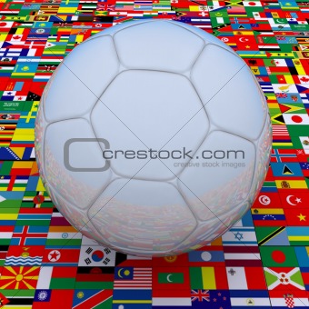 3D Render of Soccer Ball