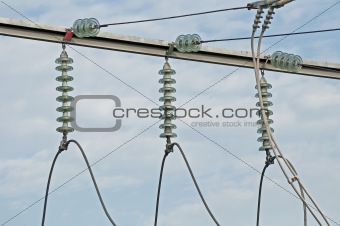 High-voltage wire