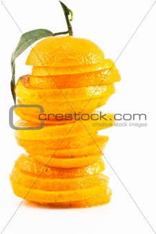oranges sliced 