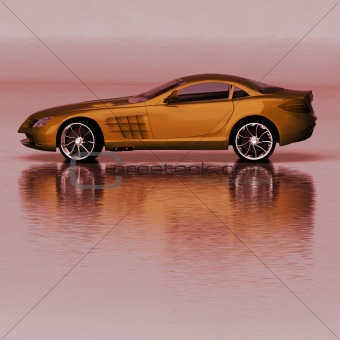 Sports Car - 3D