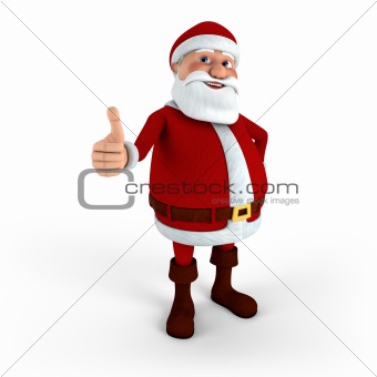 Santa giving thumbs-up