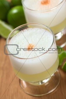 Peruvian Cocktail Called Pisco Sour