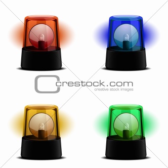Various Flashing Lights