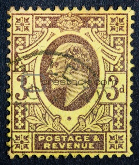 GREAT BRITAIN - CIRCA 1901: A stamp printed in Great Britain sho