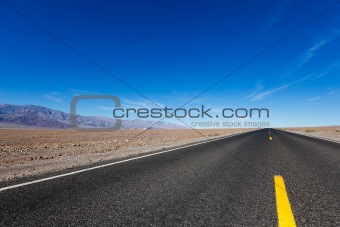 road in death valley