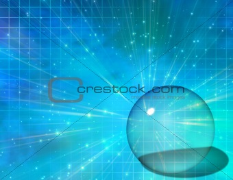 Glass magnify background