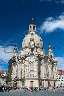 Frauenkirche cathedral at Dresden