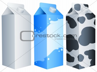 Milk packs.