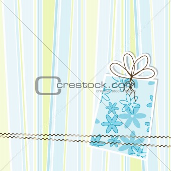 Template greeting card, vector