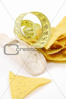 salty tortilla chips