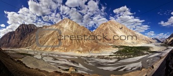 Panoramic View of Nubra Valley