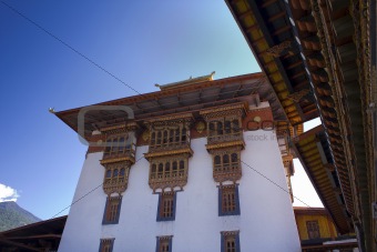 Inside Punakha Dzong, Bhutan