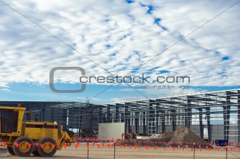 Industrial construction site