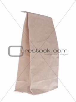 Paper bags on white background 