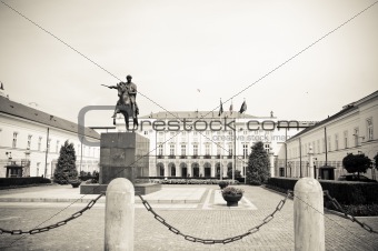 Presidential palace in Warsaw, Poland