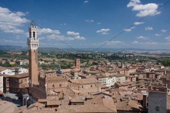 View of the Sienna skyline