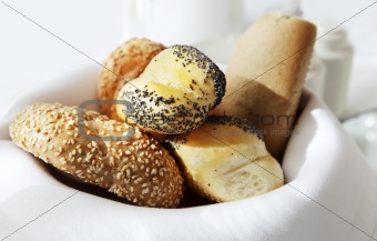 basket small bread