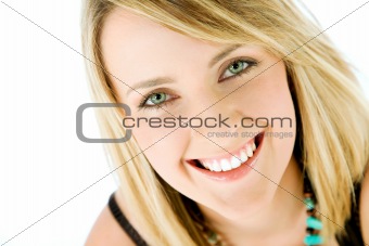 woman face smiling