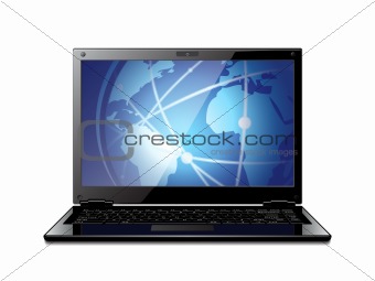 Vector laptop
