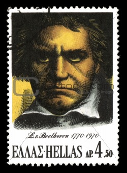 Beethoven postage stamp